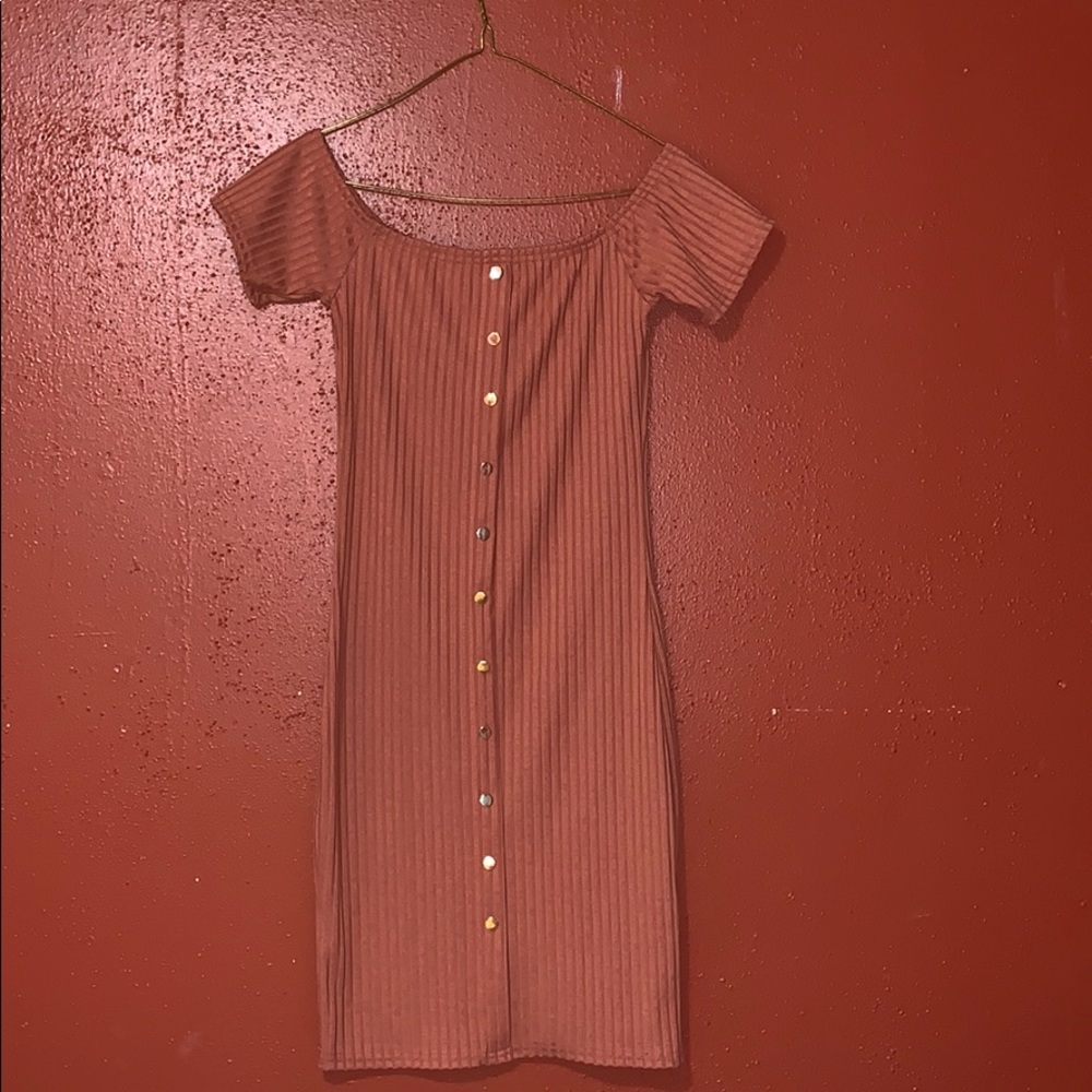 Nude pink dress